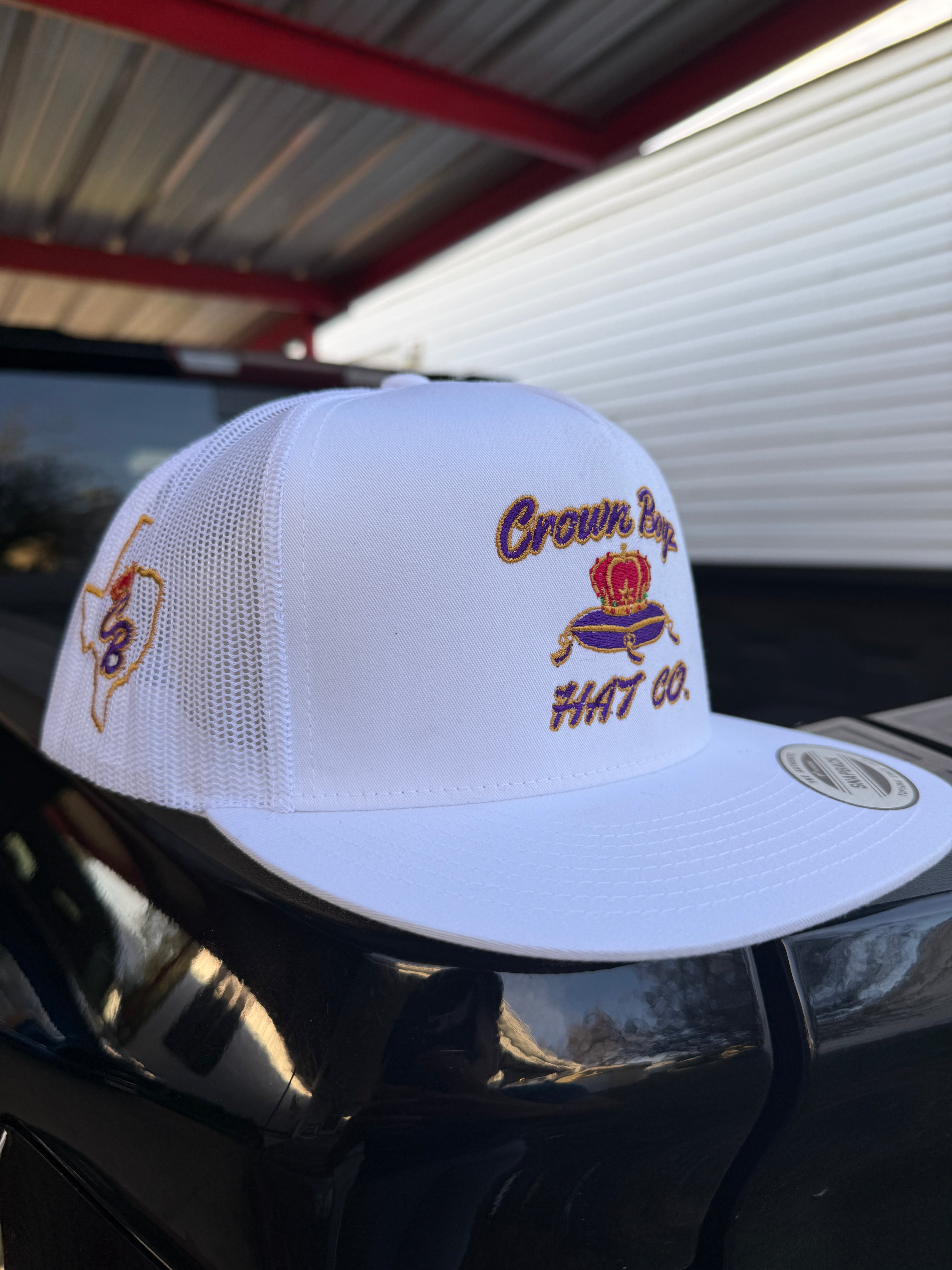 Crown Boyz All White Hat