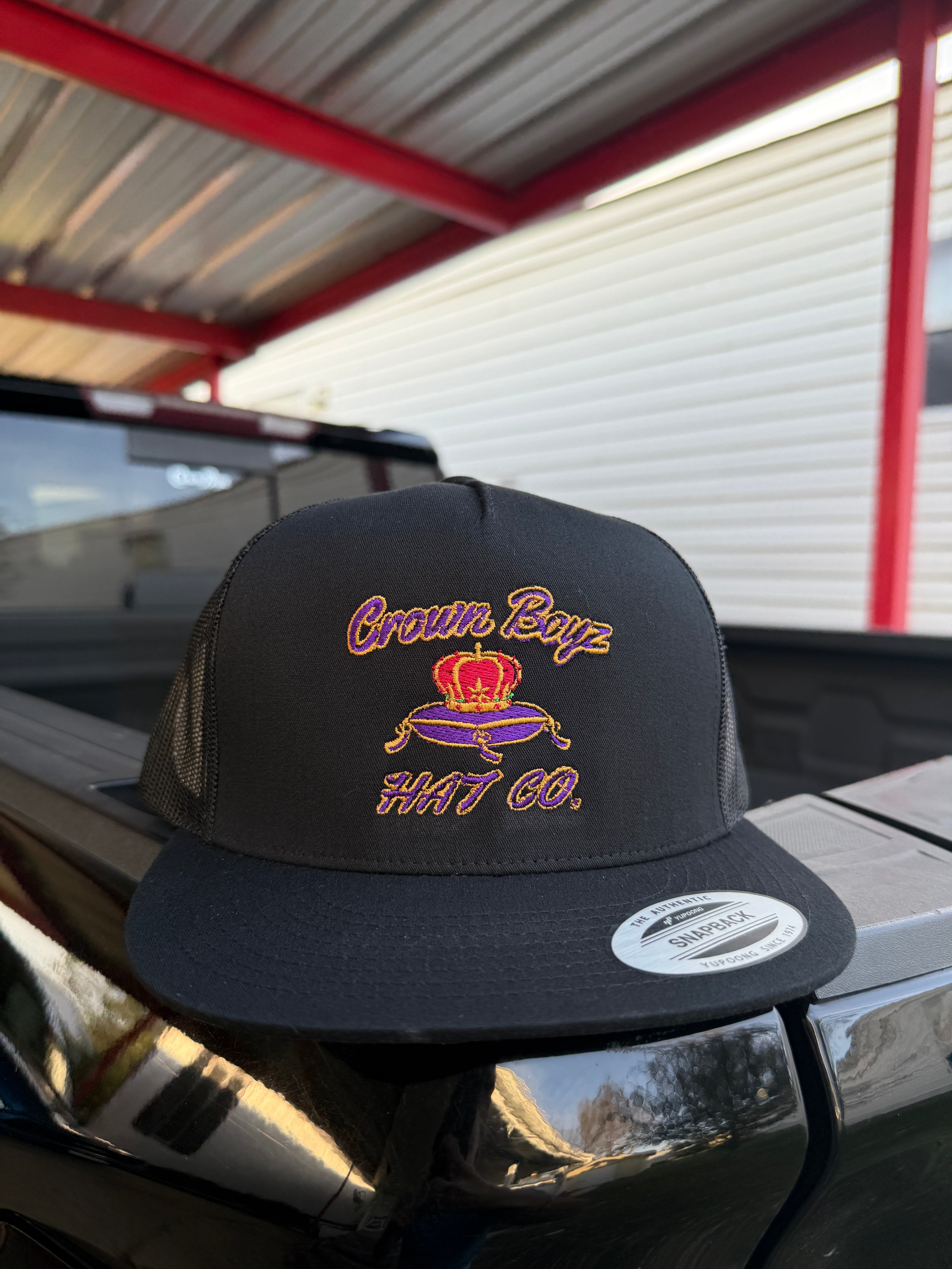All Black Crown Boyz Hat