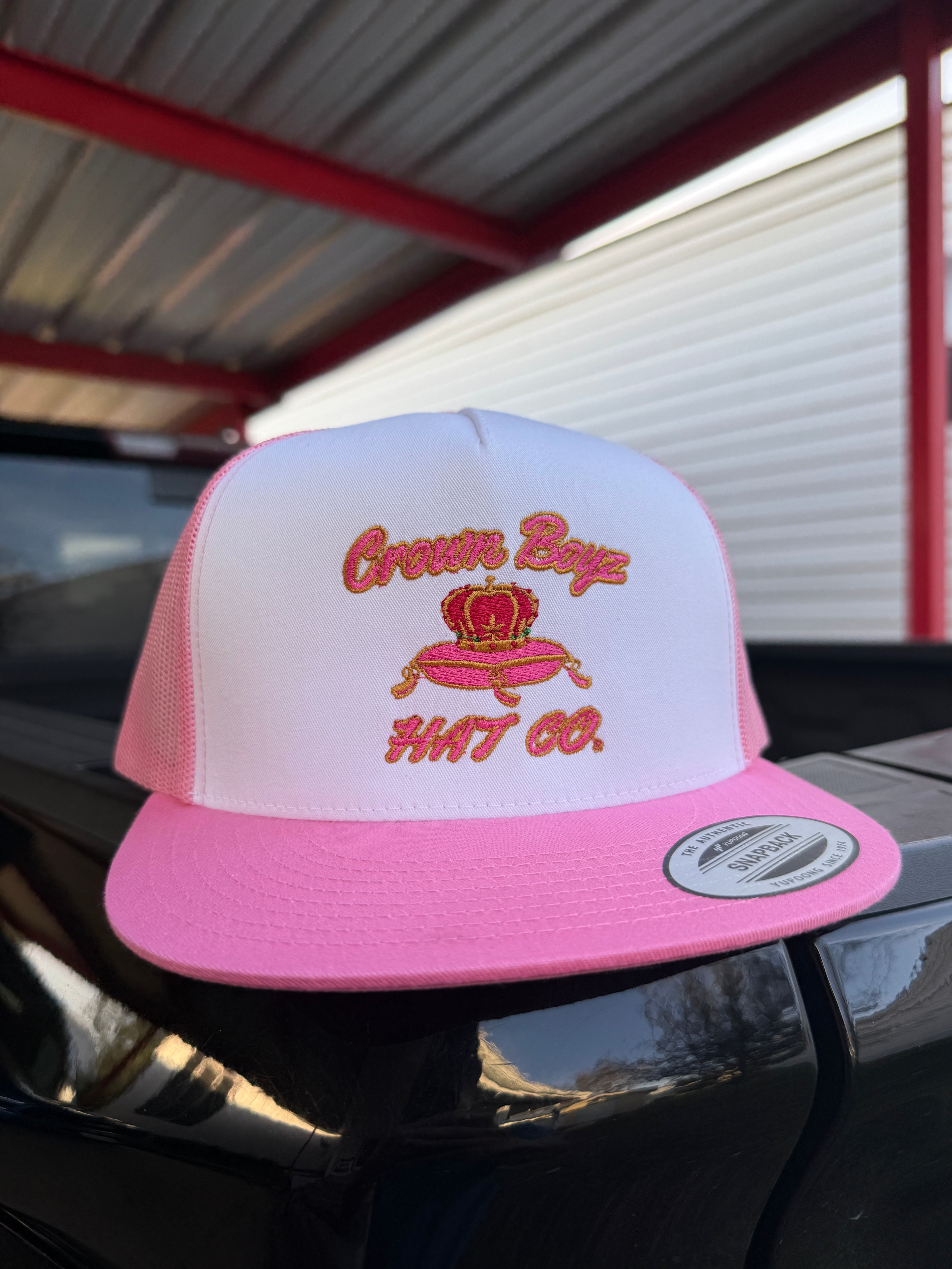 All Pink Crown Boyz Hat
